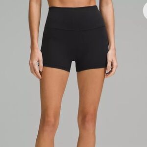 Lululemon black 4 inch align shorts